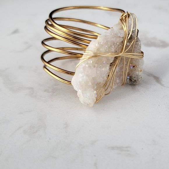 New custom made ring wire wrapped semi precious stones - Picture 5 of 6